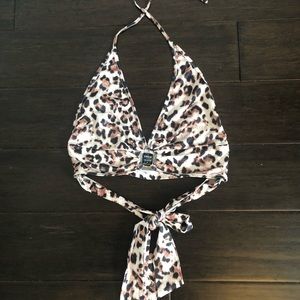 Shein print crop top